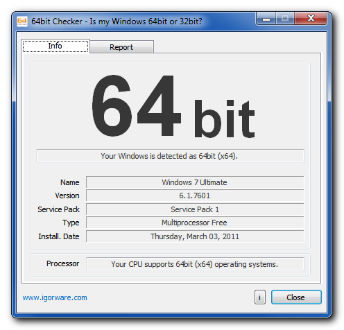 64bit Checker