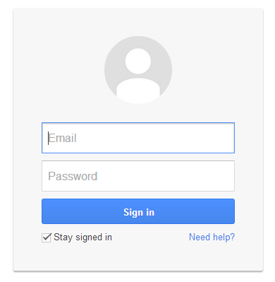 Google login