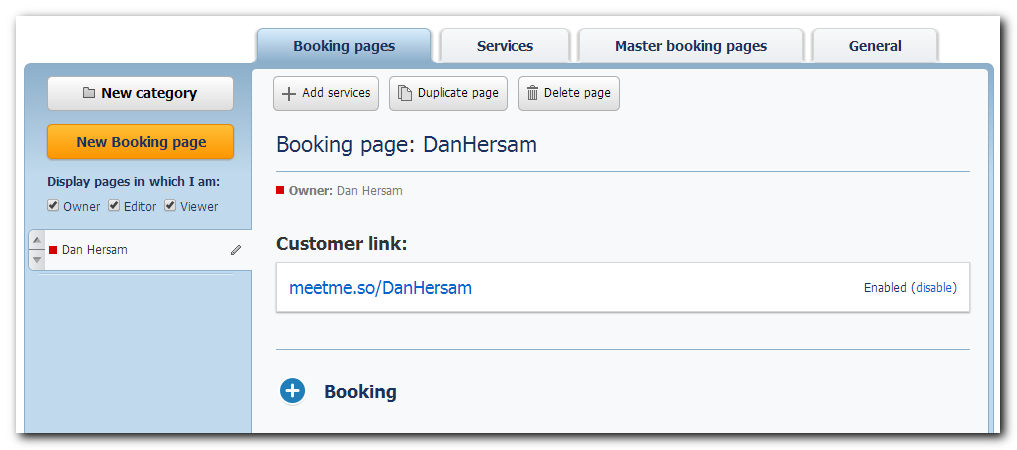 ScheduleOnce configuration